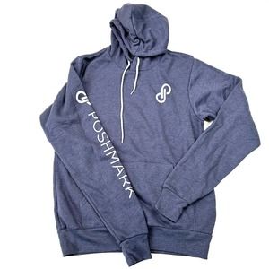 Poshmark | Blue Poshmark Sleeve Hoodie Super Soft Size S